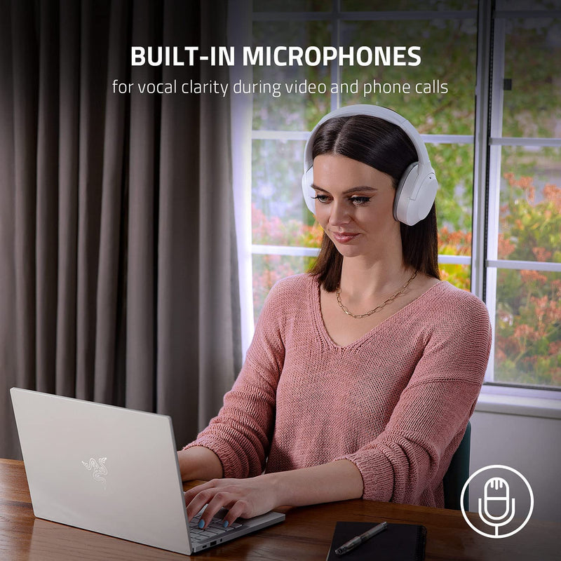 Razer Opus X Wireless Low Latency Headset - Mercury White - Pristine