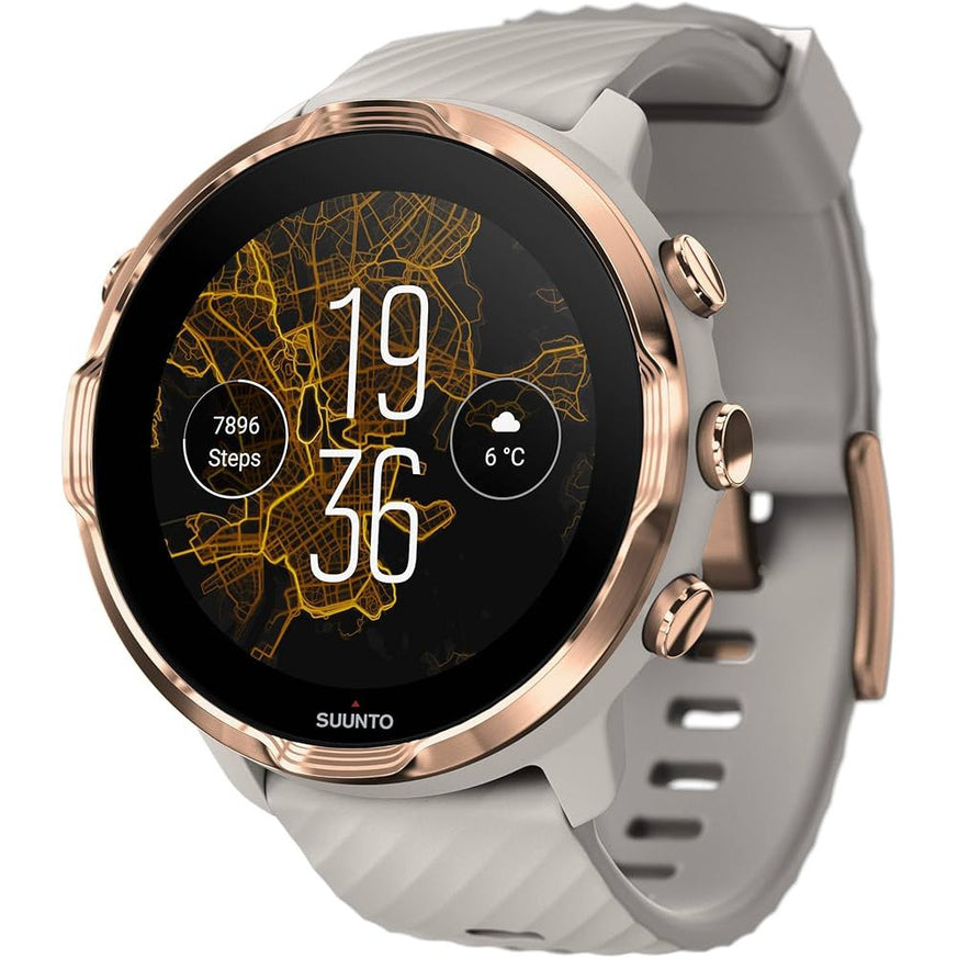 Suunto 7 Multisport GPS Smart Watch - Sandstone Rose Gold