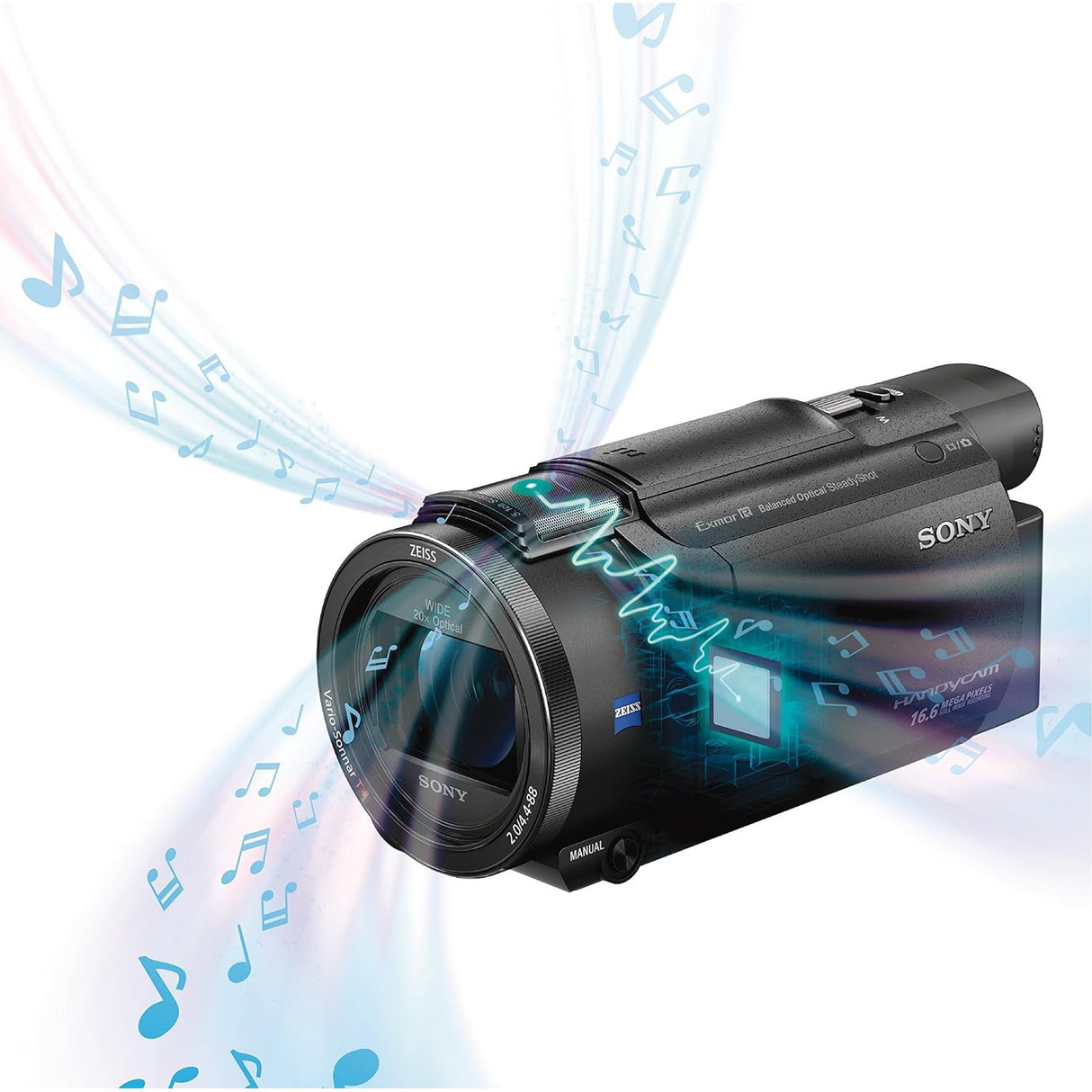Sony FDR-AX53 Ultra HD 4K Compact Camcorder - Black - Pristine