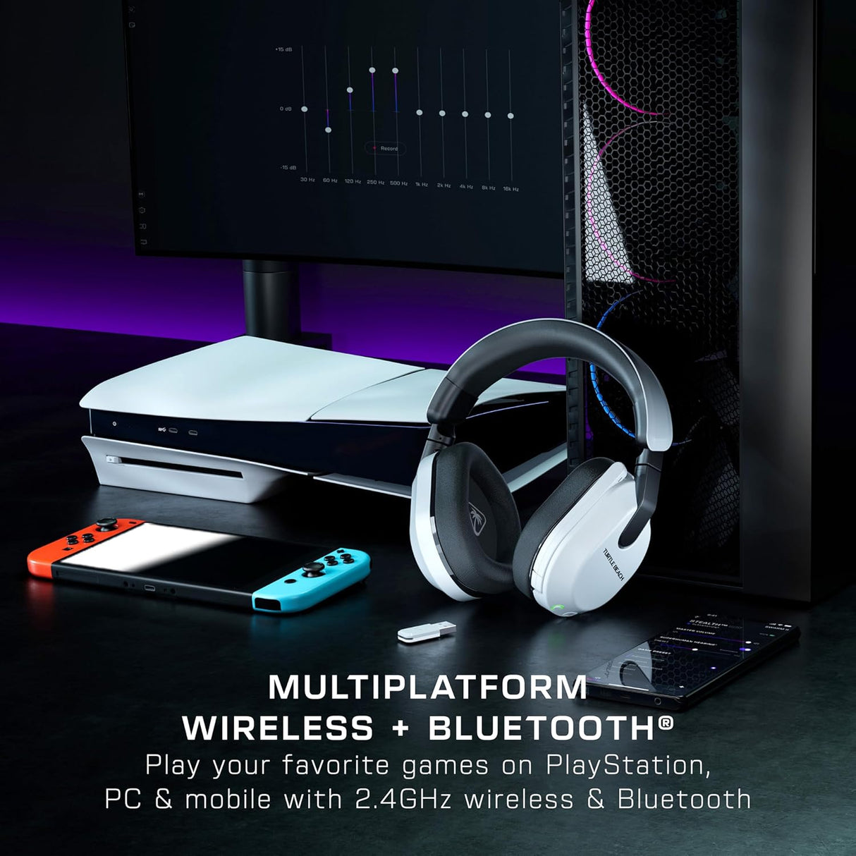 Turtle Beach Stealth 600 Gen 3 for PlayStation - White - Pristine