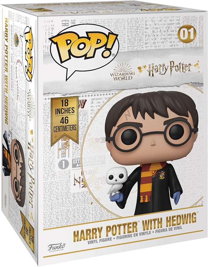Funko Pop #01 - Harry Potter with Hedwig 18"