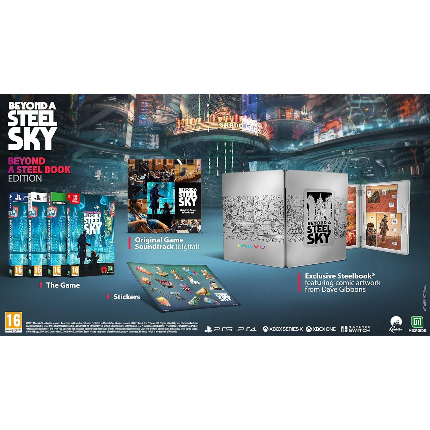 Beyond A Steel Sky - Steelbook Edition (Nintendo Switch) - Open Box