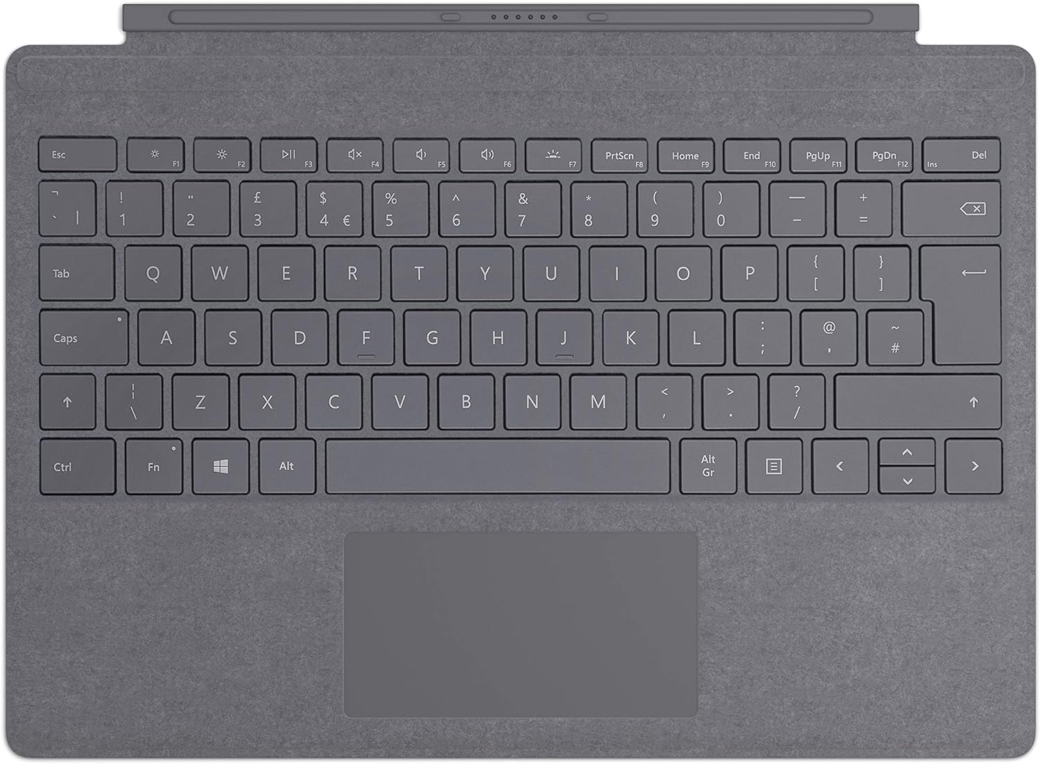 Microsoft Surface Pro Typecover - Alcantara Light Charcoal