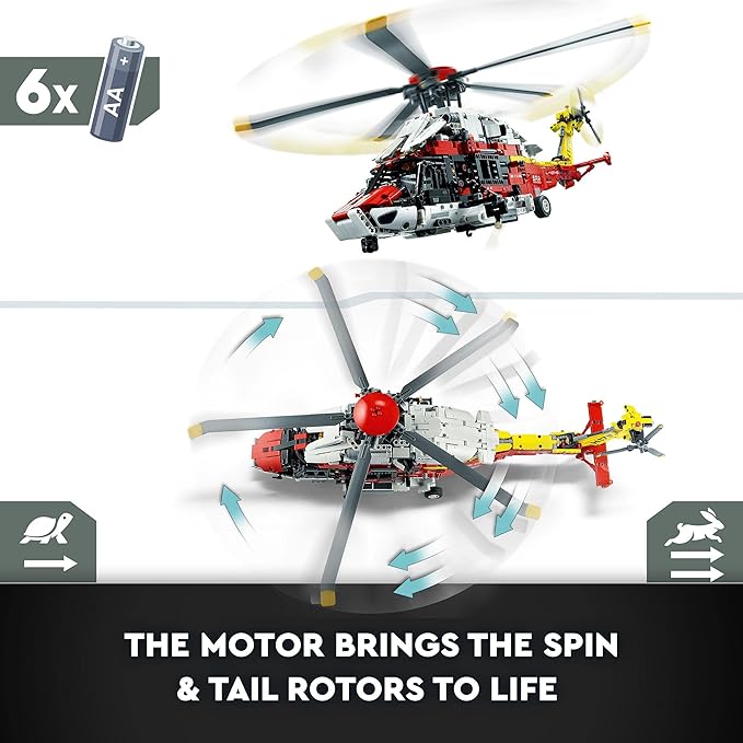 LEGO 42145 Technic Airbus H175 Rescue Helicopter - Pristine