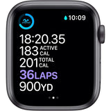 Refurbished Apple Watch Series 6 GPS 44mm - Space Grey - Good - No Strap