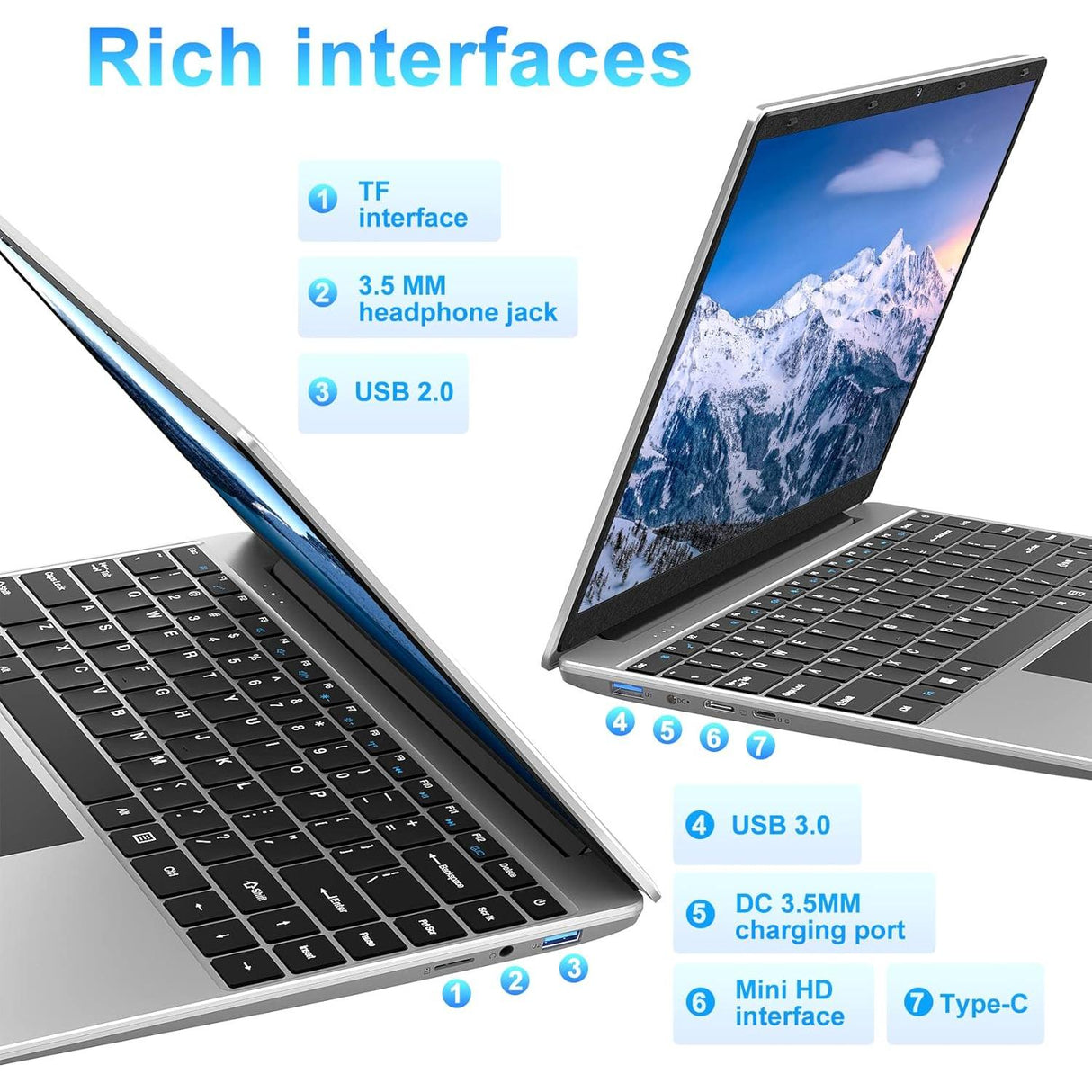 Refurbished Jumper EZbook S5 14" Intel Celeron J4105 12GB RAM 256GB - Grey - Excellent