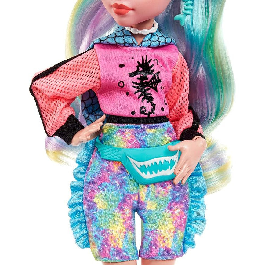 Monster High Doll Lagoona Blue with Accessories and Pet Piranha