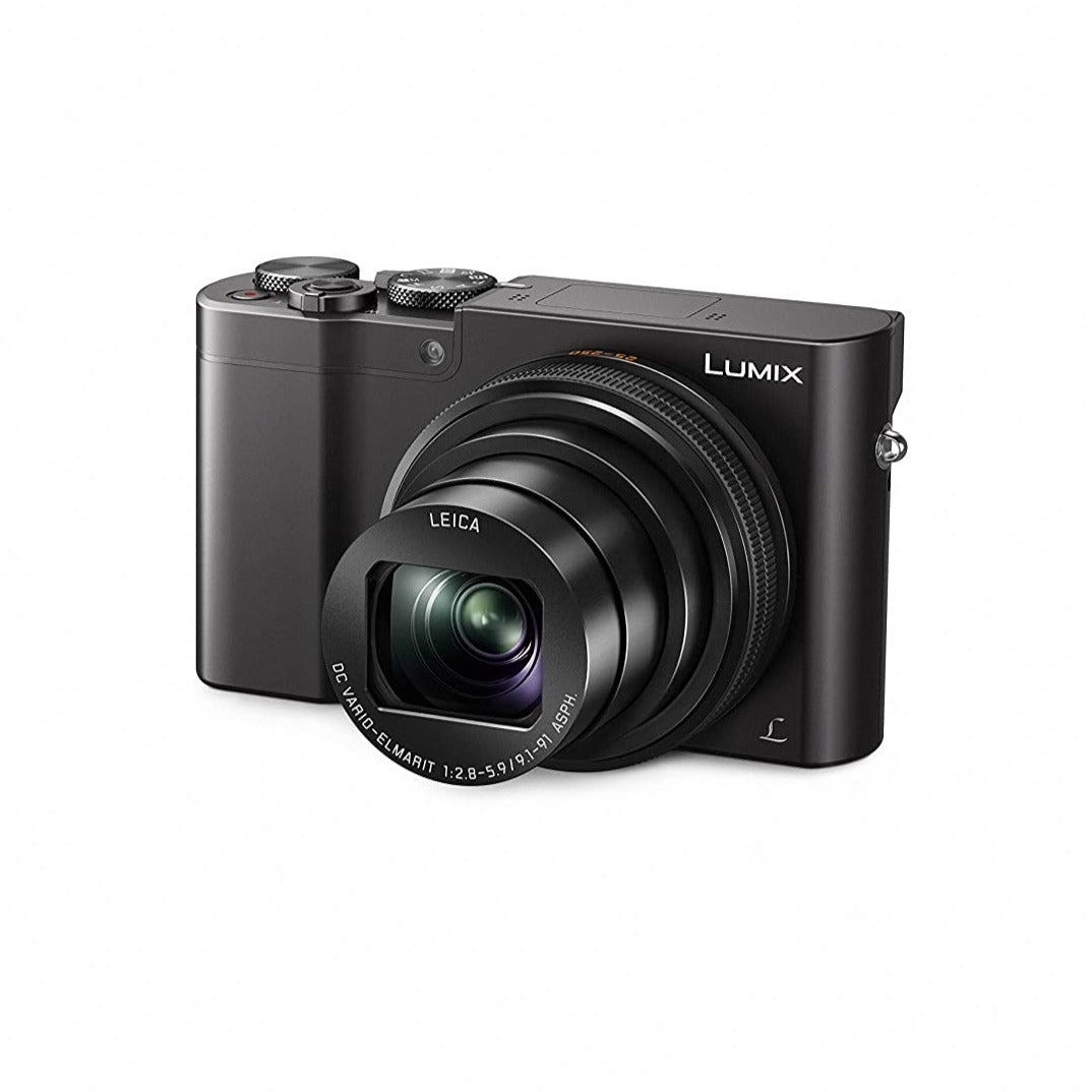 Panasonic Lumix DMC-TZ100 Digital Camera, 4K Ultra HD, 20.1MP, Black