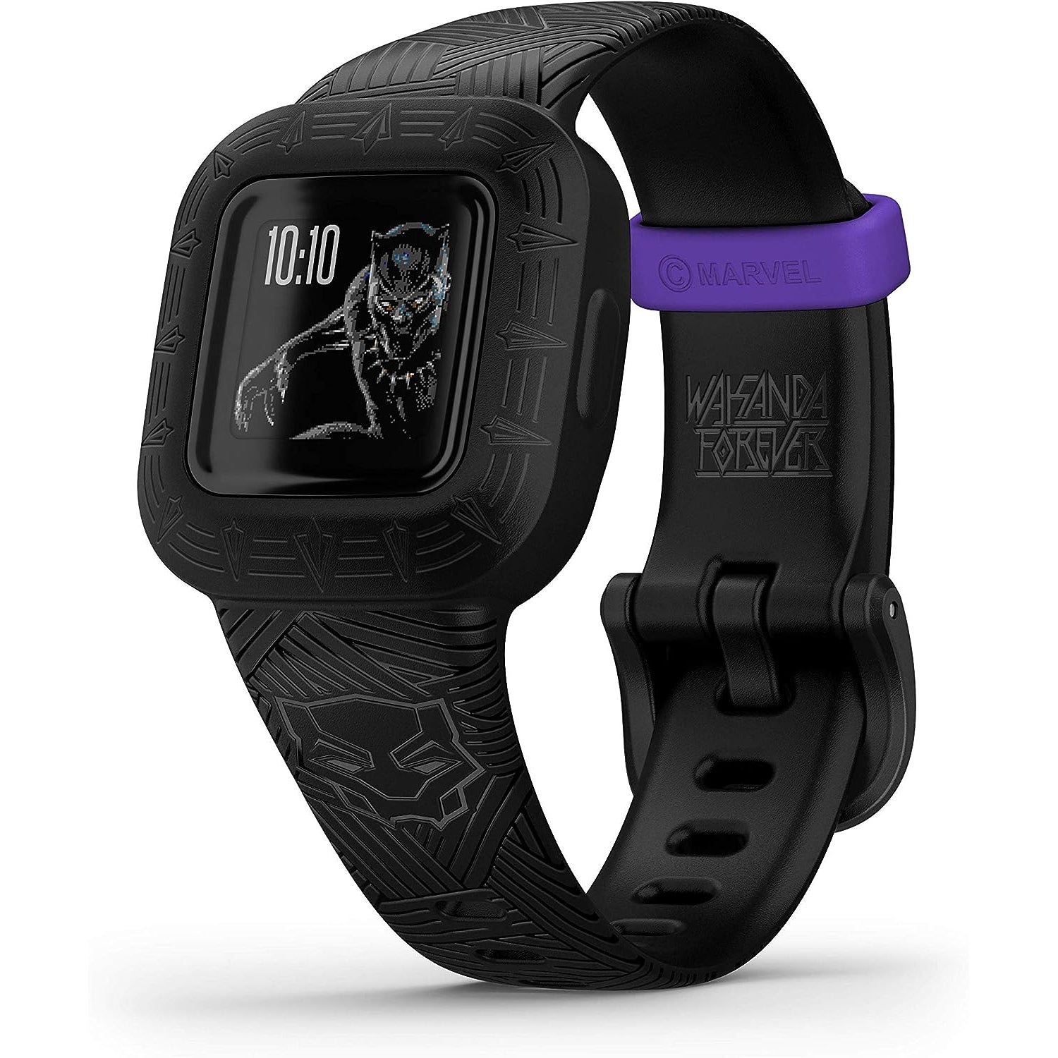 Garmin VivoFit Jr. 3 Adjustable Black Panther Activity Tracker and Watch - Refurbished Good