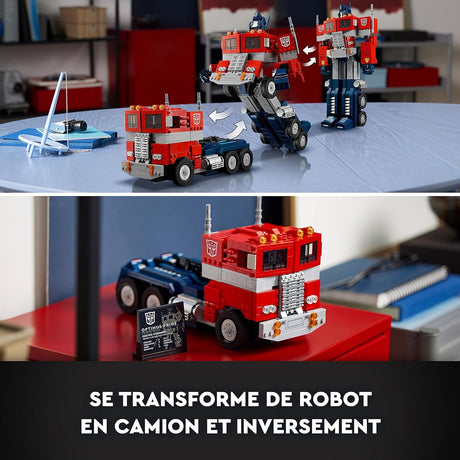 Lego 10302 Icons Optimus Prime Transformers Robot Model Set - Pristine