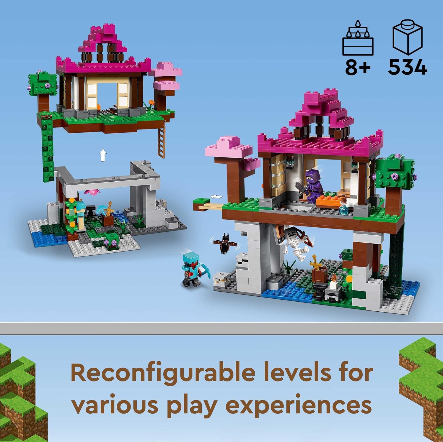 Lego 21183 Minecraft The Training Grounds Set