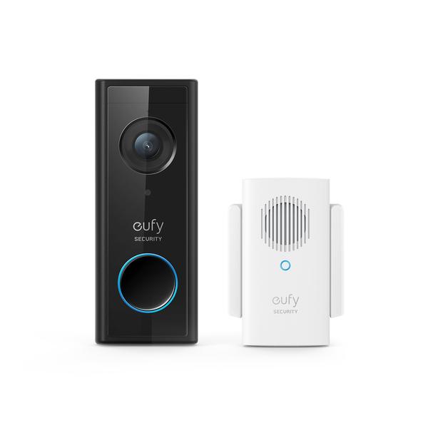 Eufy T8220 Slim Video Doorbell - Black