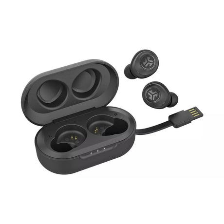 JLab JBuds Air In-Ear True Wireless Earbuds - Black - Refurbished Pristine