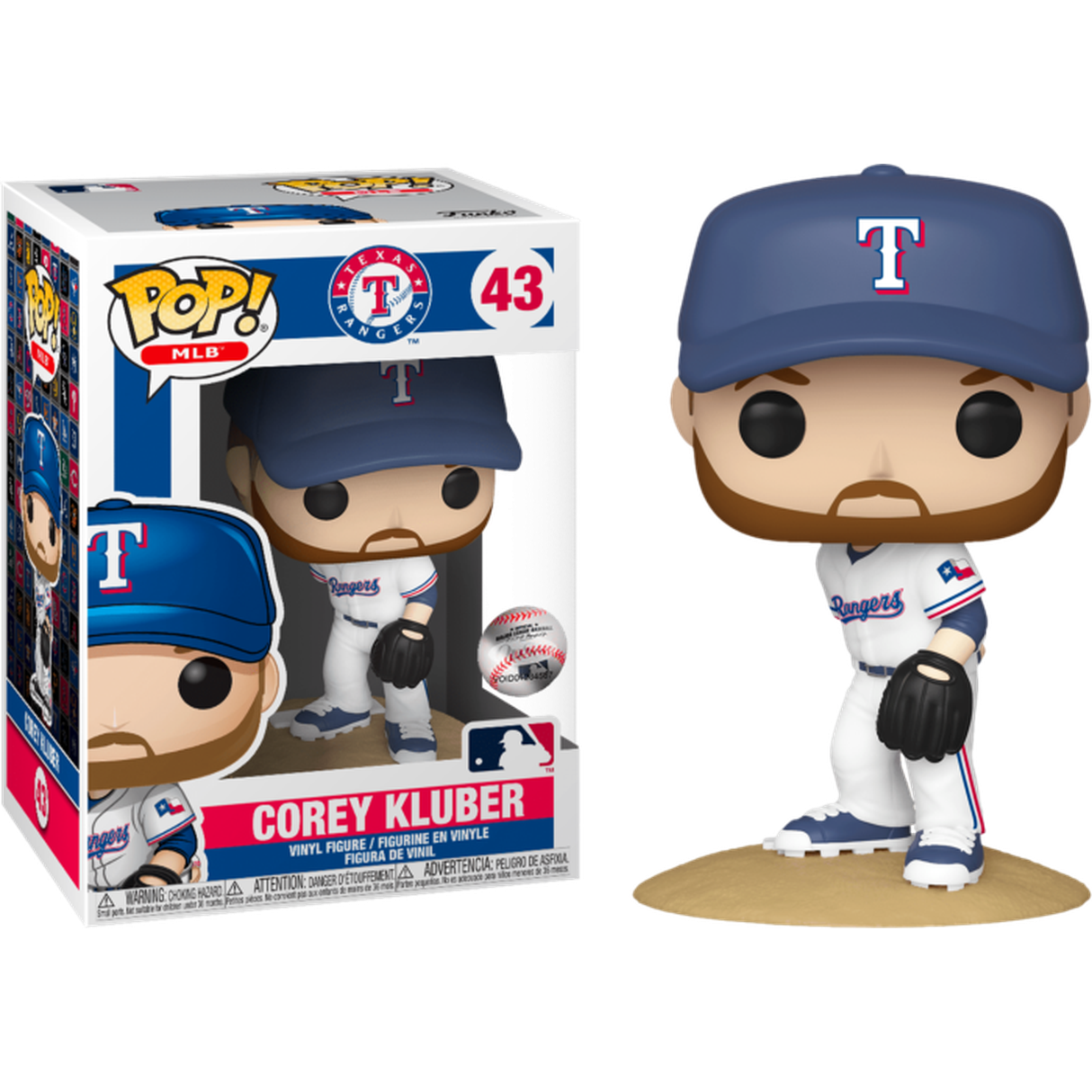 Funko Pop 43 - MLB - Texas Rangers - Corey Kluber