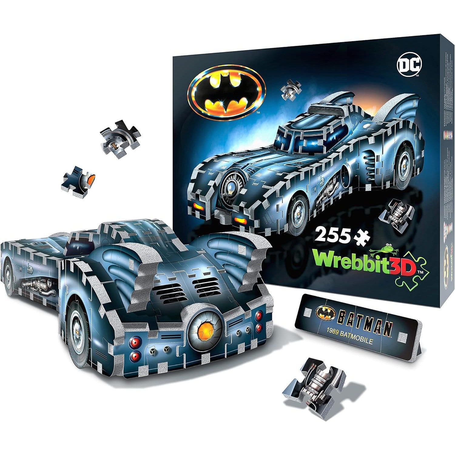 Wrebbit 3D Batman Batmobile 255 Piece Jigsaw