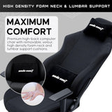 Anda Seat Luna Premium Large Gaming Chair - Black Fabric - Excellent