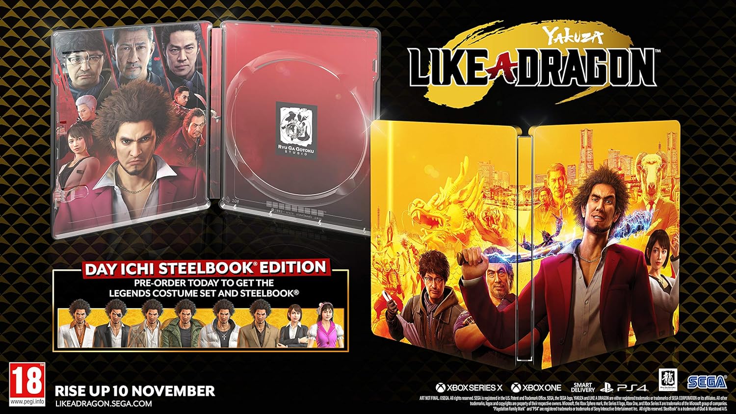 Yakuza: Like a Dragon - Day Ichi Steelbook Edition (PS4)