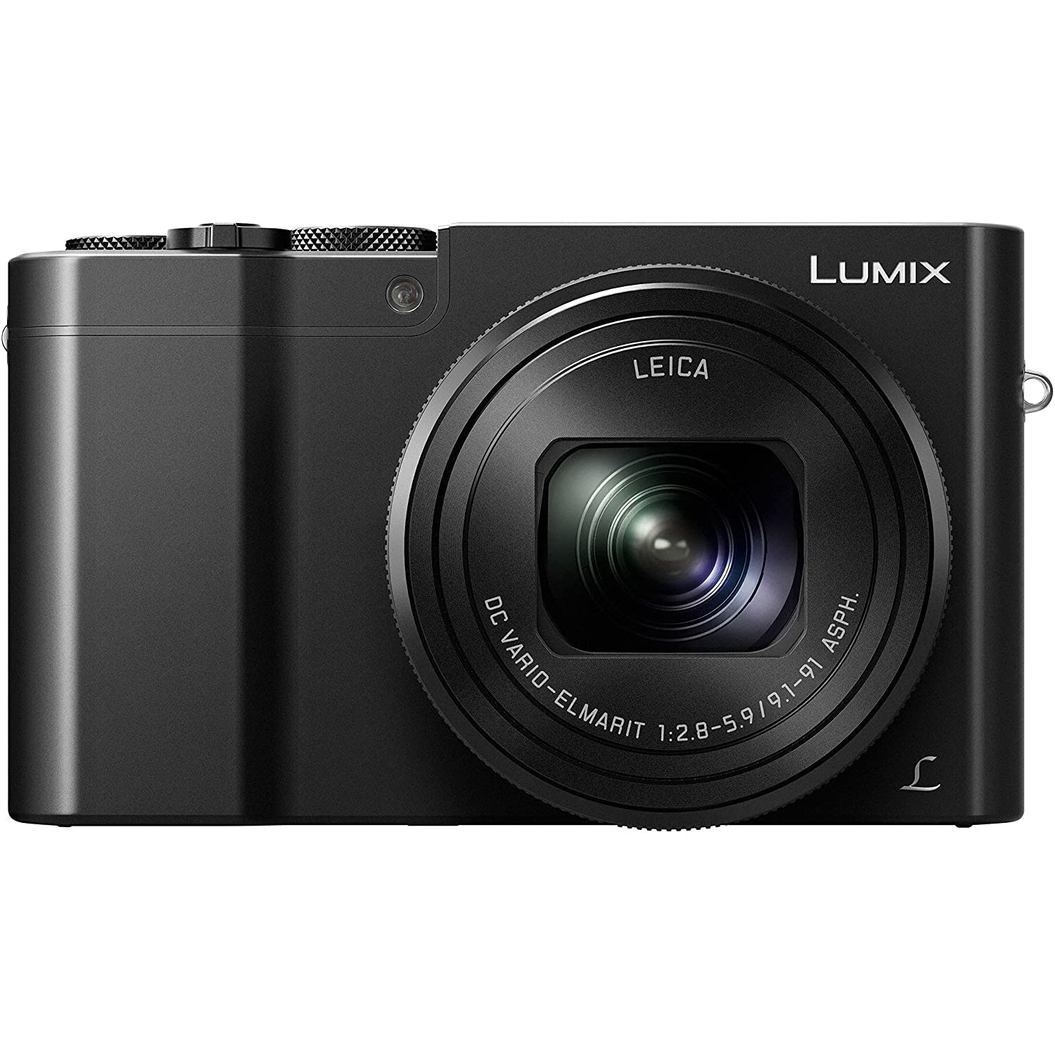 Panasonic Lumix DMC-TZ100 Digital Camera, 4K Ultra HD, 20.1MP, Black