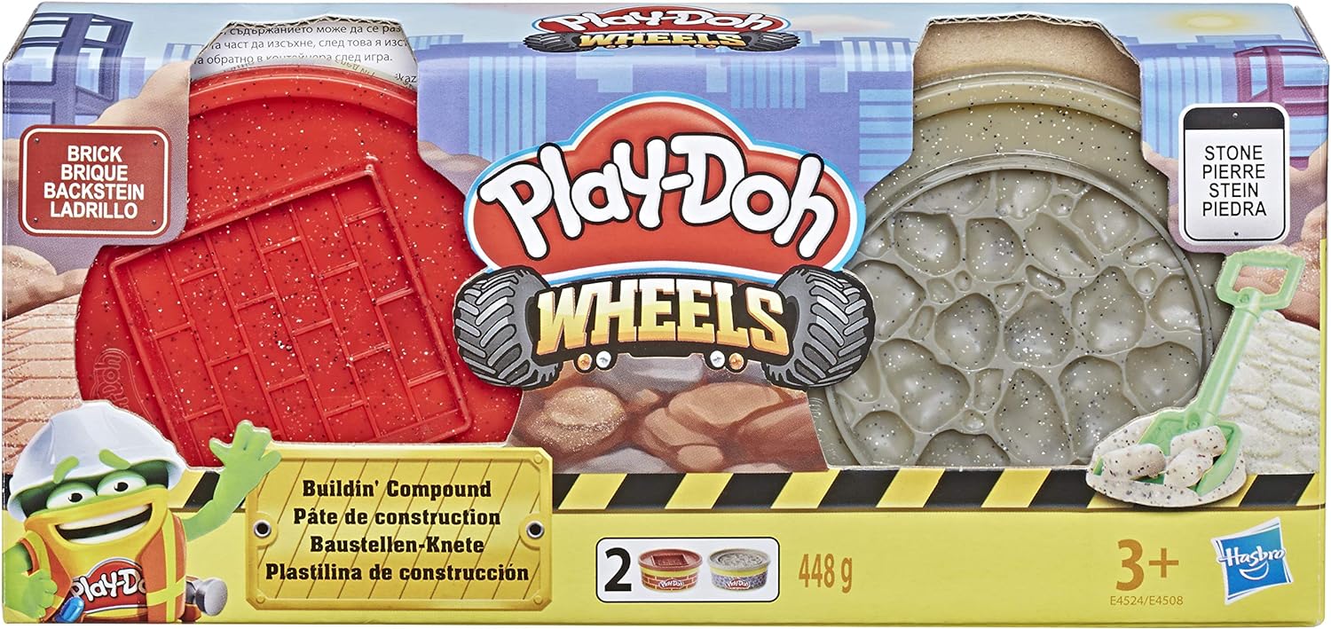 Play-Doh Wheels Buildin' Compound Brick