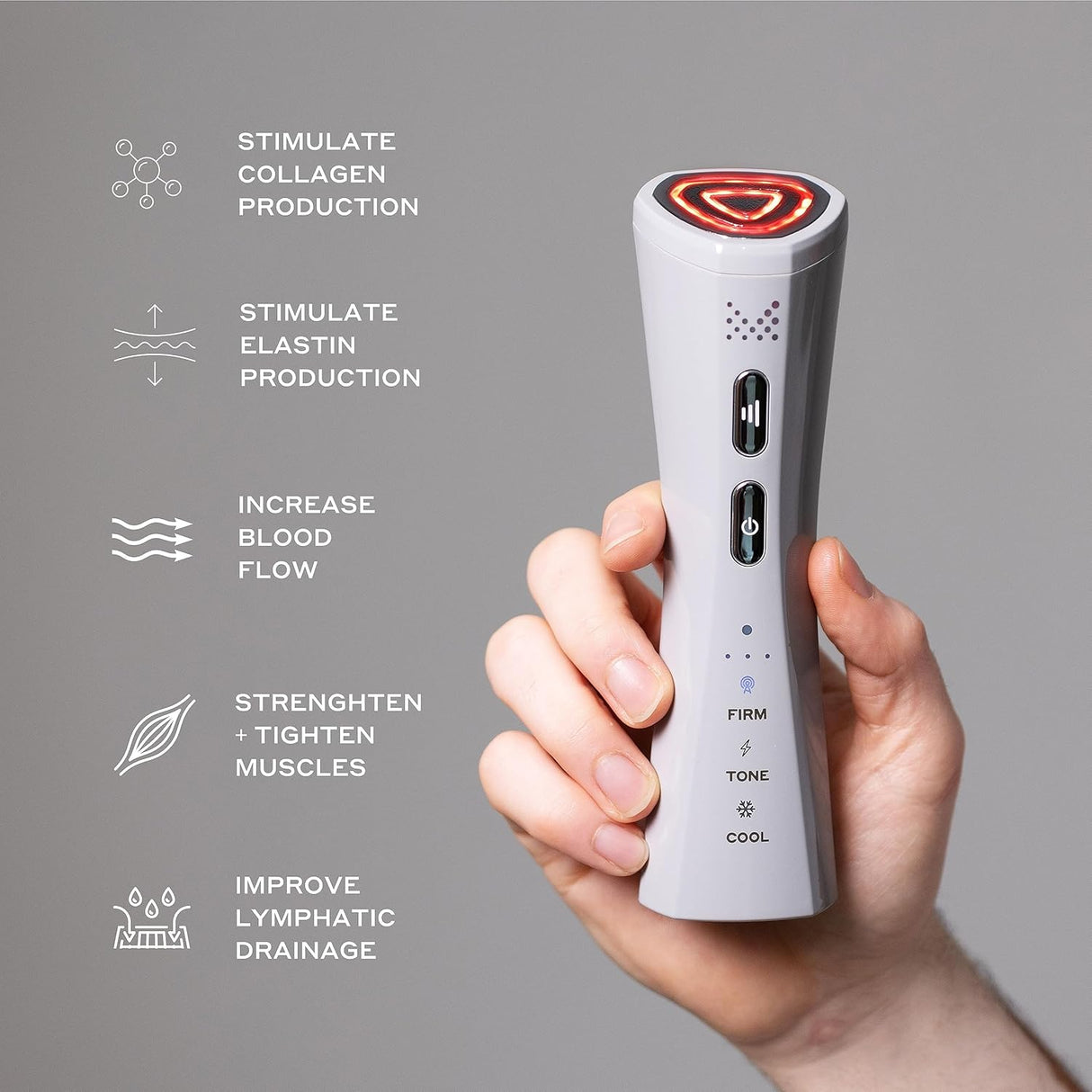 Magnitone FaceRocket 5-in-1 Facial Firming + Toning Device