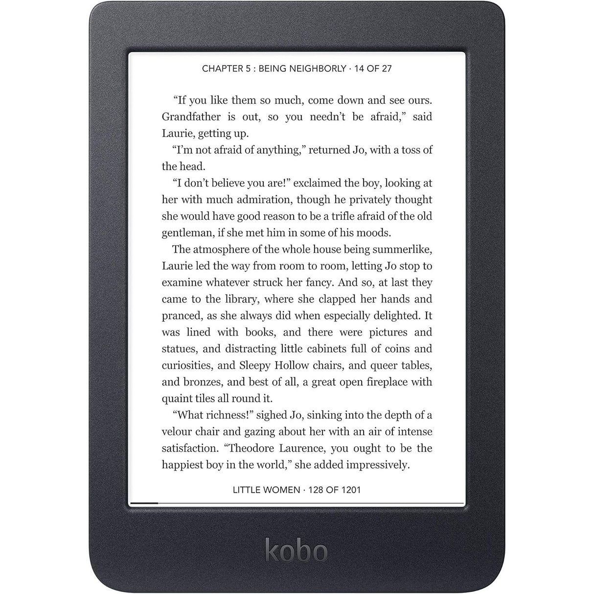 Kobo Nia eReader 6" Illuminated Touch Screen Wi-Fi, Black - Pristine