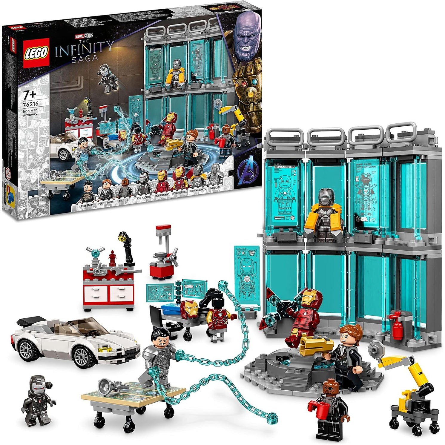 Lego 76216 Marvel Iron Man Armoury Avengers Buildable Toy