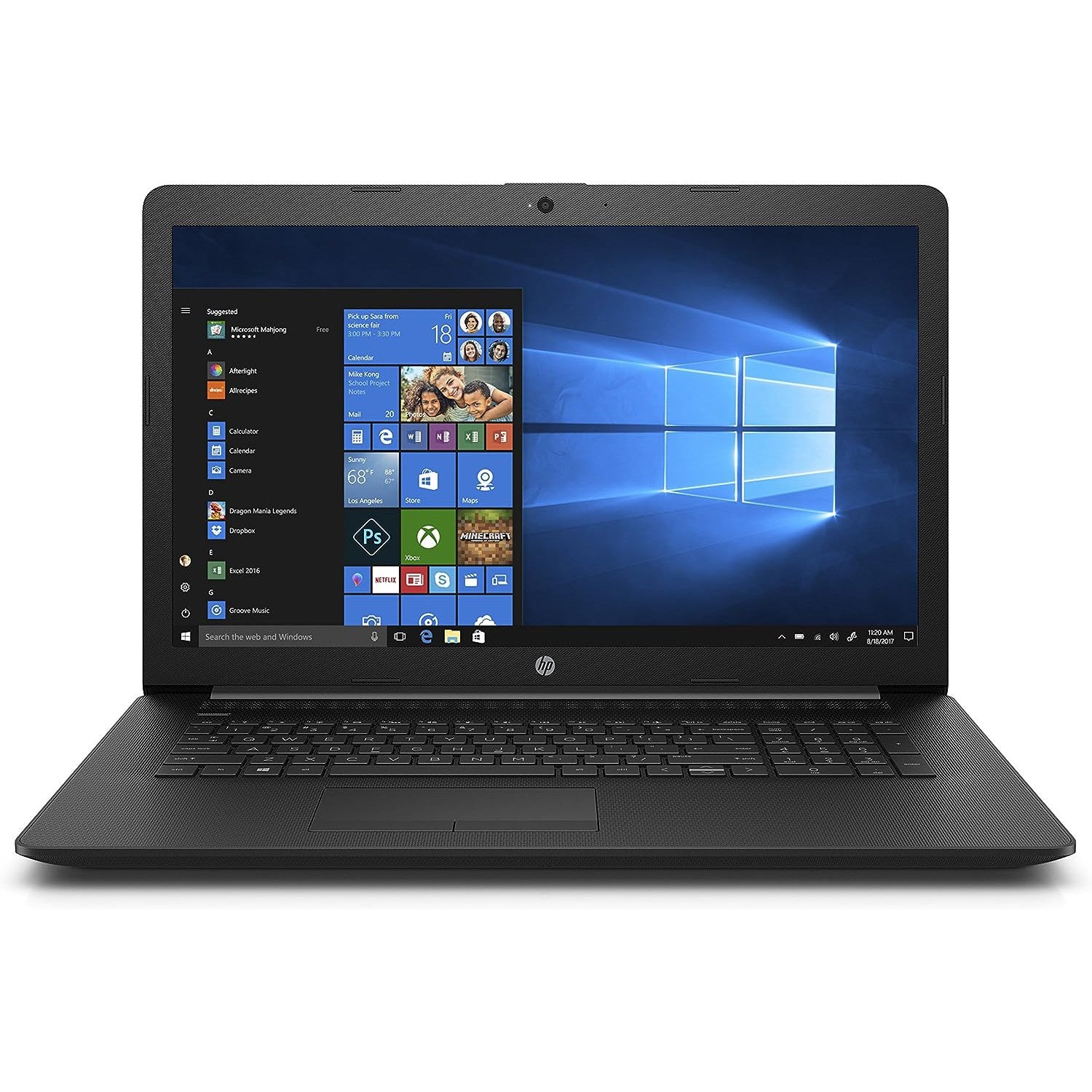 HP 17-CA0003NA 17.3" Laptop AMD A6-9225 4GB RAM 1TB HDD - Black