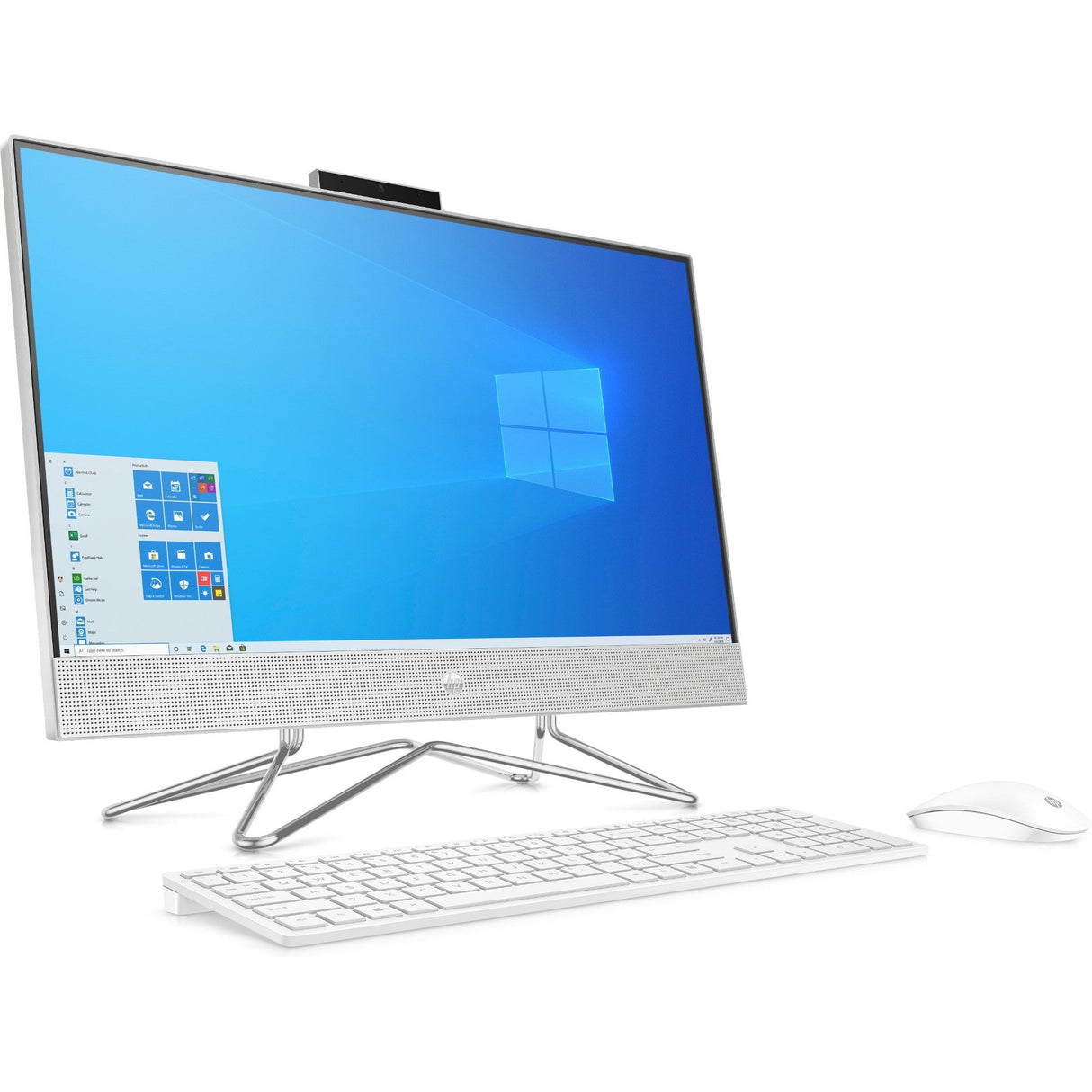 HP All-in-One 24-DP0062NA AMD Ryzen 5 4500U 8GB RAM 256GB SSD 23.8" - White