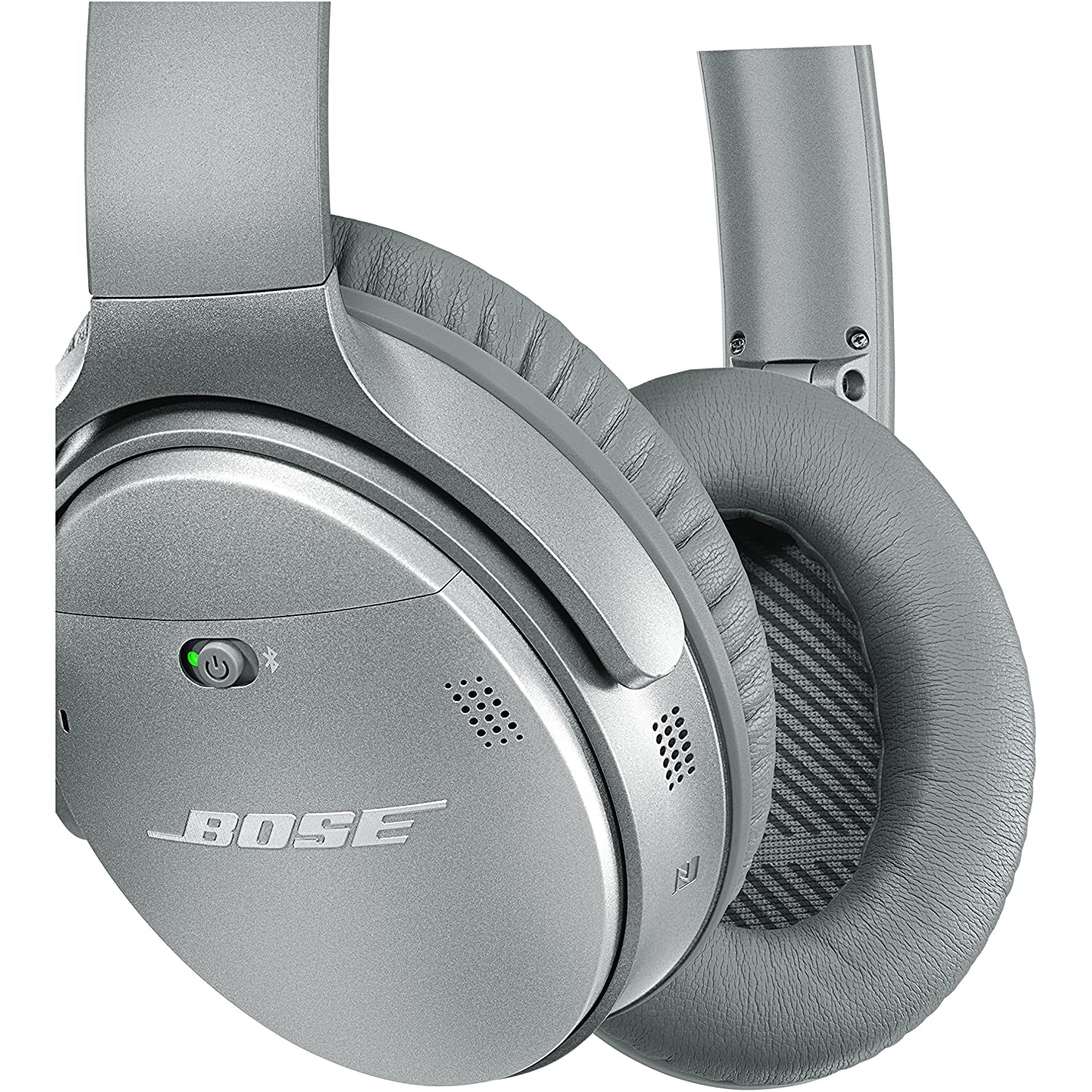 Bose QuietComfort 35 (Series I) Wireless Headphones, Noise Cancelling - Silver