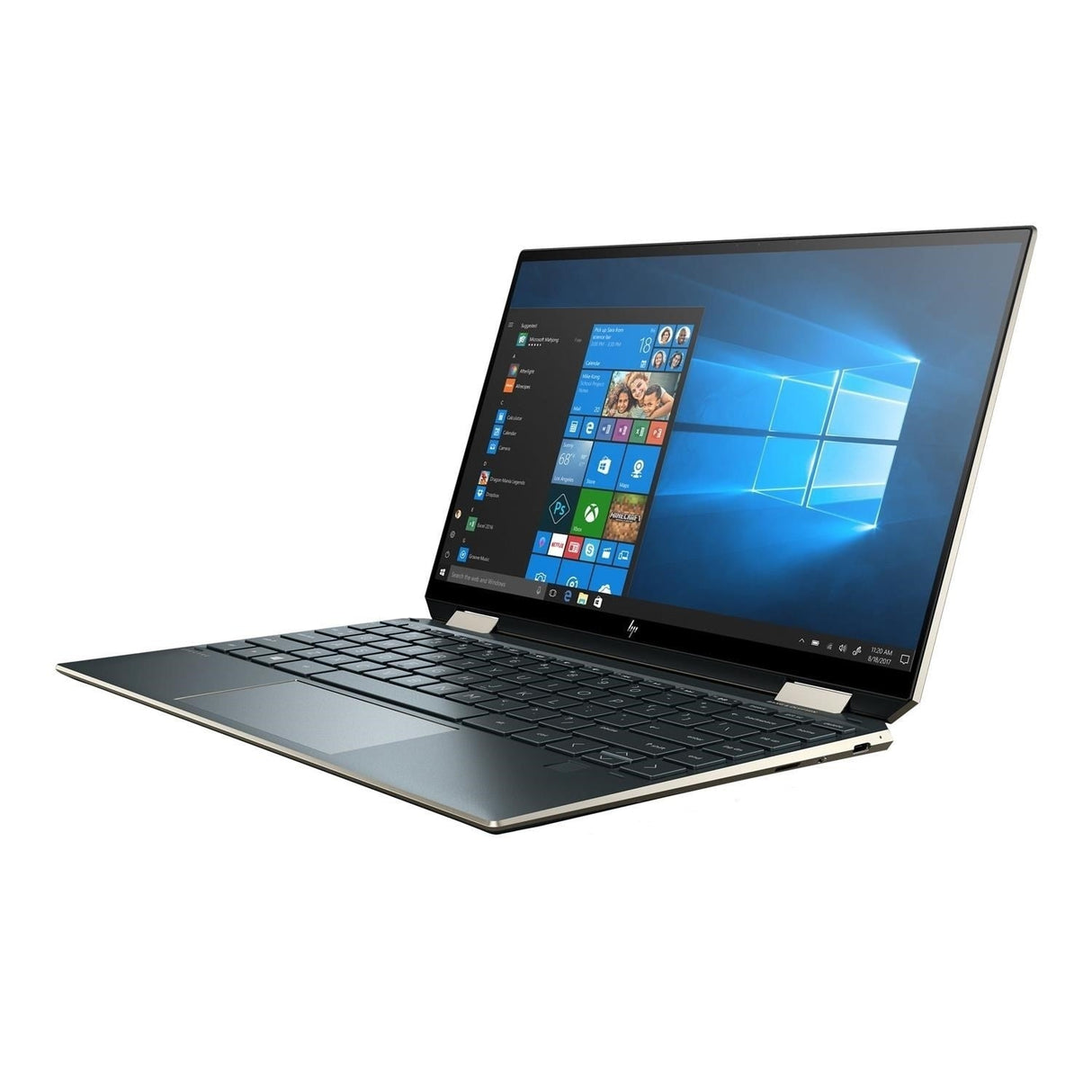 HP Spectre x360 13-AW0117NA Intel Core i7-1065G7 8GB RAM 512GB SSD - Poseidon Blue - Refurbished Excellent