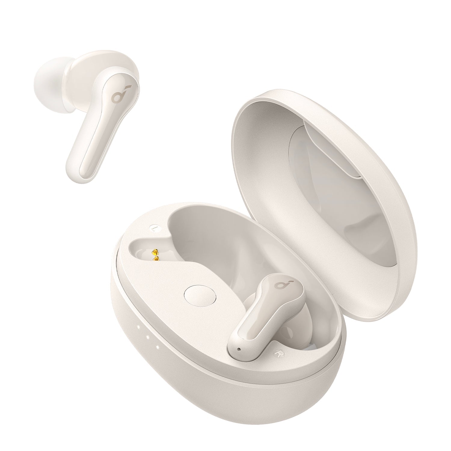 Anker Life Note E Earbuds True Wireless Headphones - White - Pristine