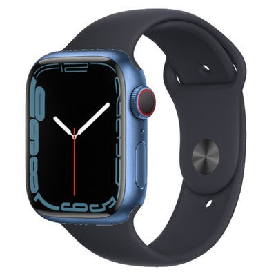 Apple Watch Series 7 45mm GPS + Cellular Blue Aluminium Blue Sport Band - Refurbished Pristine