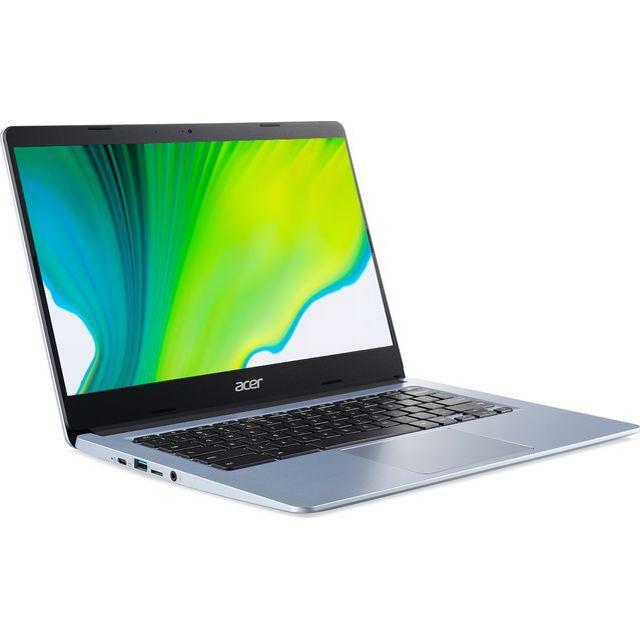 ASUS Chromebook CB314-1HT-C21U Laptop, Intel Celeron, 4GB, 64GB, 14" - Silver - Refurbished Excellent