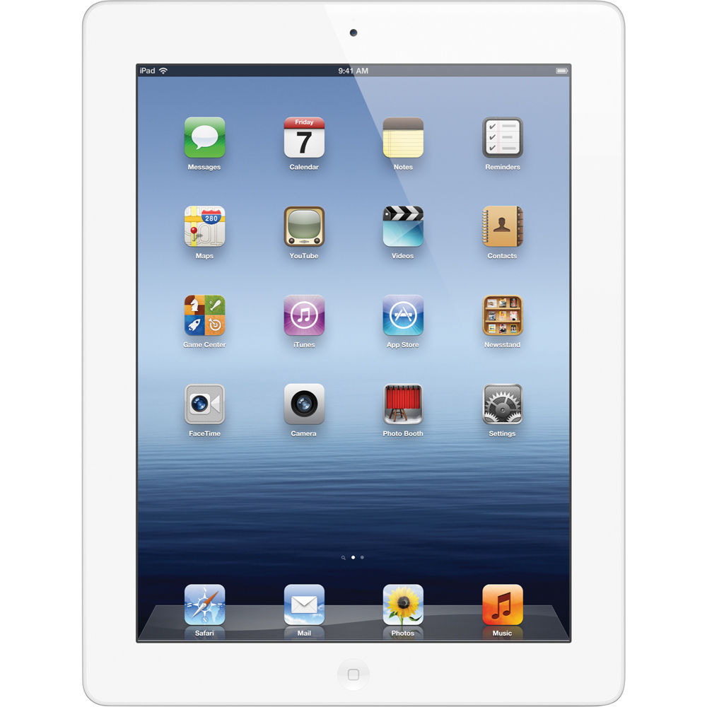 Apple iPad (2012) 3rd Generation 9.7", MD337LL/A, Wi-Fi, 32GB, White - Refurbished Good