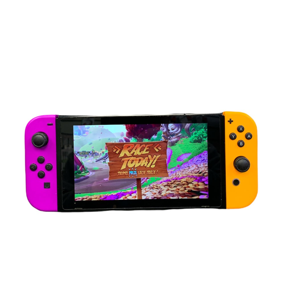 Nintendo Switch Console 32GB - Purple / Orange - Refurbished Good