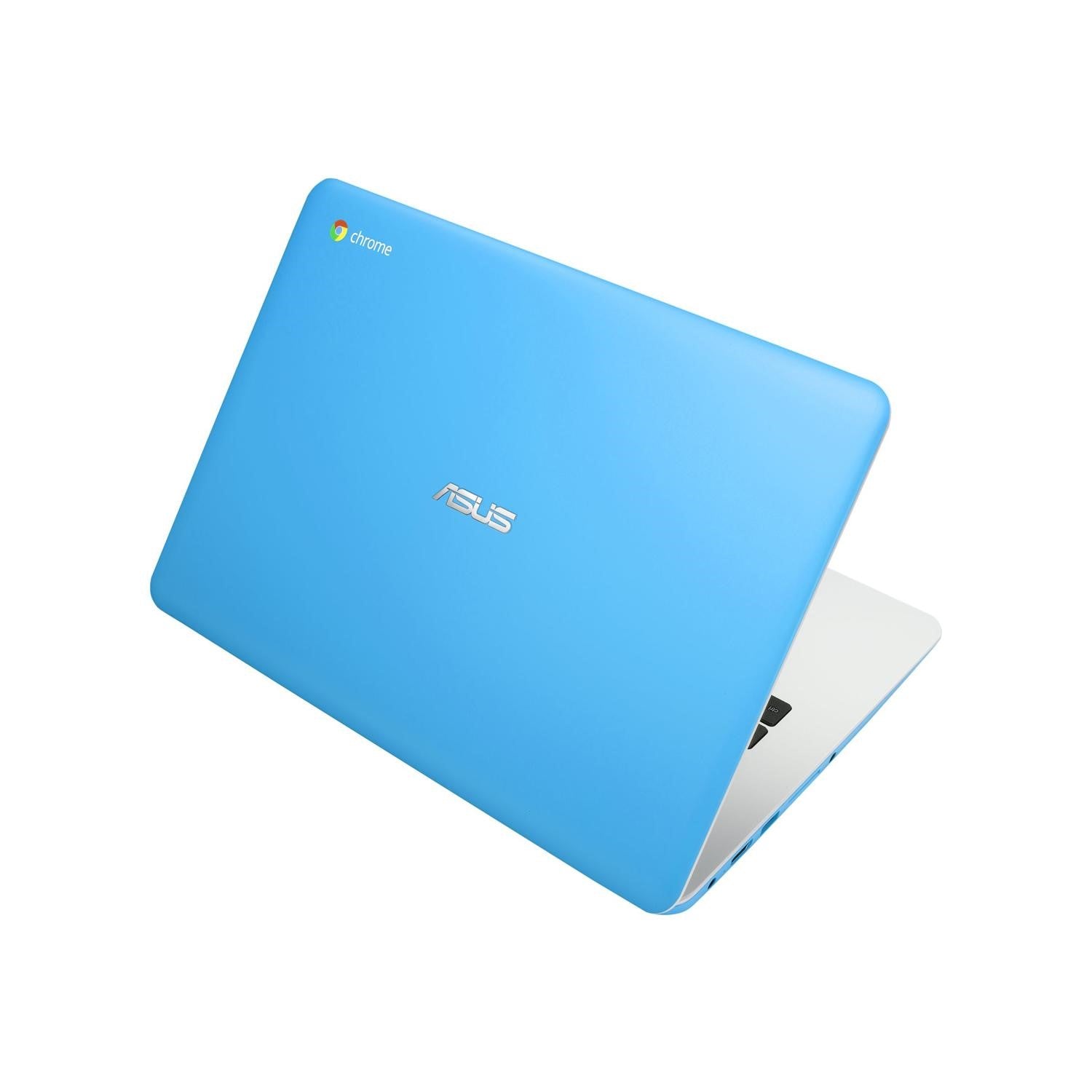 Asus C300SA-FN018 13.3" Chromebook, Intel Celeron N3060 2GB RAM 32GB eMMC Blue
