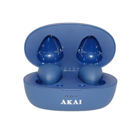 Akai A61047BL Wireless Bluetooth Headphones - Blue