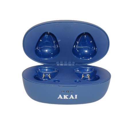 Akai A61047BL Wireless Bluetooth Headphones - Blue