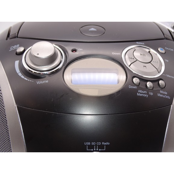 Roberts Radio Zoombox3 DAB/DAB+/FM/SD/USB Radio with CD Player - Black