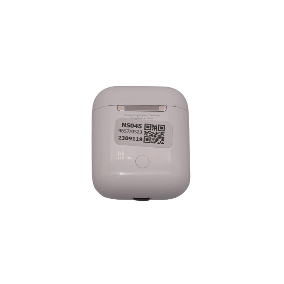 Apple AirPods 2nd Generation with Wired Charging Case - Refurbished Good - LIGHTLY SCRATCHED CASE
