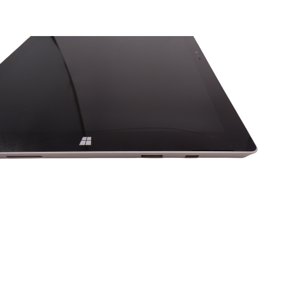 Microsoft Surface Pro 3 12" Laptop - Intel Core i7-4650U 8GB RAM 256GB SSD - Silver - CRACKED SCREEN & FAULTY TOUCHSCREEN