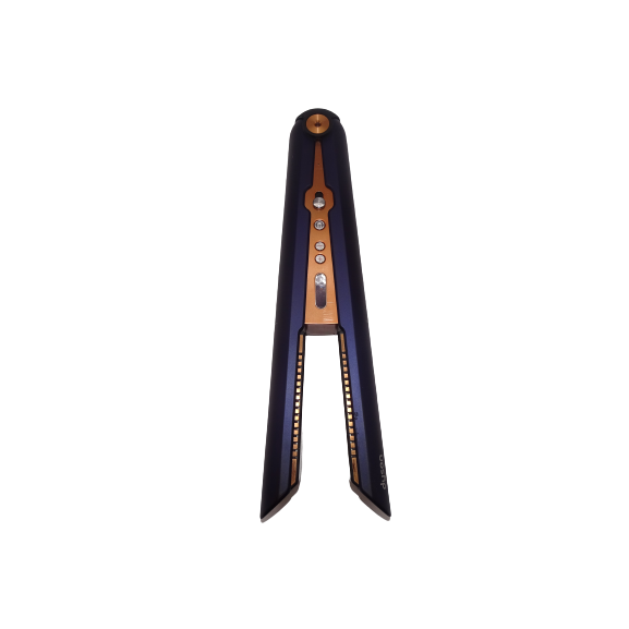 Dyson Corrale Hair Straighteners - Prussian Blue / Copper - DAMAGED PLATE & HAIR UNDER DISPLAY