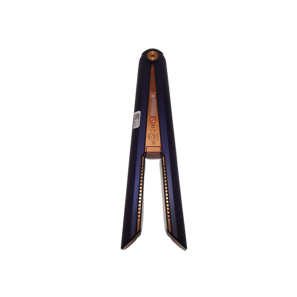 Dyson Corrale Hair Straighteners - Prussian Blue / Copper - DAMAGED PLATE & HAIR UNDER DISPLAY