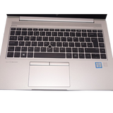 HP EliteBook 840 G5 14" Laptop, Intel Core i5, 8GB RAM, 256GB SSD - Silver - Refurbished Good - WORN KEYBOARD & SCRATCHES ON TOP CORNER