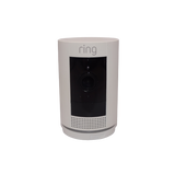 Ring Stick Up Cam Plug-In Security Camera - White - Refurbished Good - MISSING ACCESSORIES & VISIBLE SCRATCHES