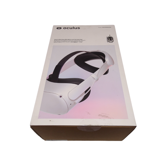 Oculus Quest 2 Elite Strap with Battery and Carrying Case - White - Refurbished Excellent