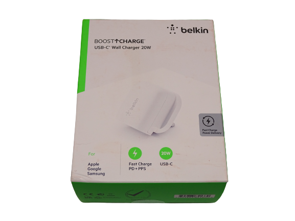 Belkin USB-C Wall Charger 20W - White - New