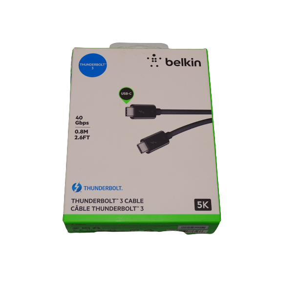 Belkin Thunderbolt 3 Cable - 0.8 m - Black