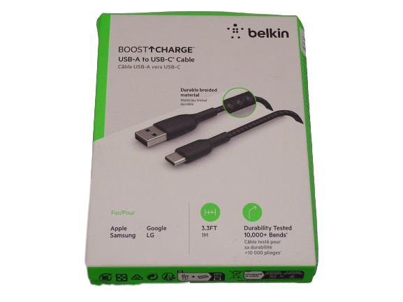 Belkin Boost Charge USB-C to USB-A Cable - New