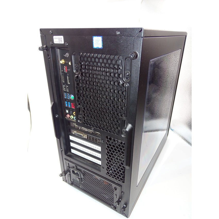 Custom Gaming PC with XS Fractal Design Case, Intel Core i5-7600K, 1TB + 128GB, 16GB RAM, Nvidia GTX 1080 - Black - Refurbished Good